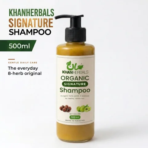 Signature shampoo bottle