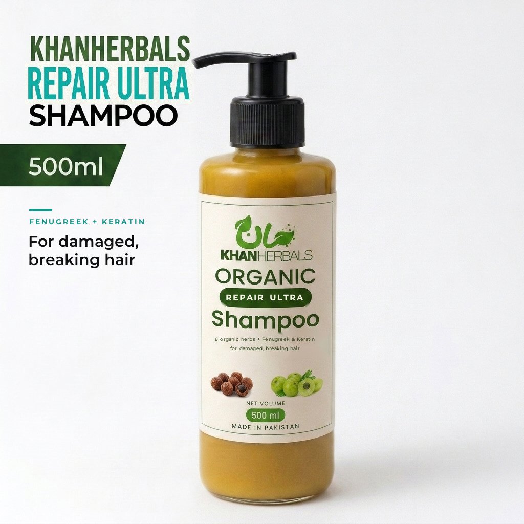 Repair Ultra — Khan Herbals organic shampoo