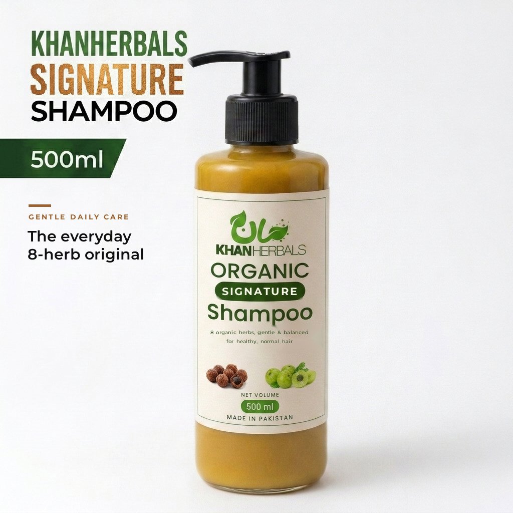 Khanherbals Organic Shampoo - Signature - Now in 3 Sizes