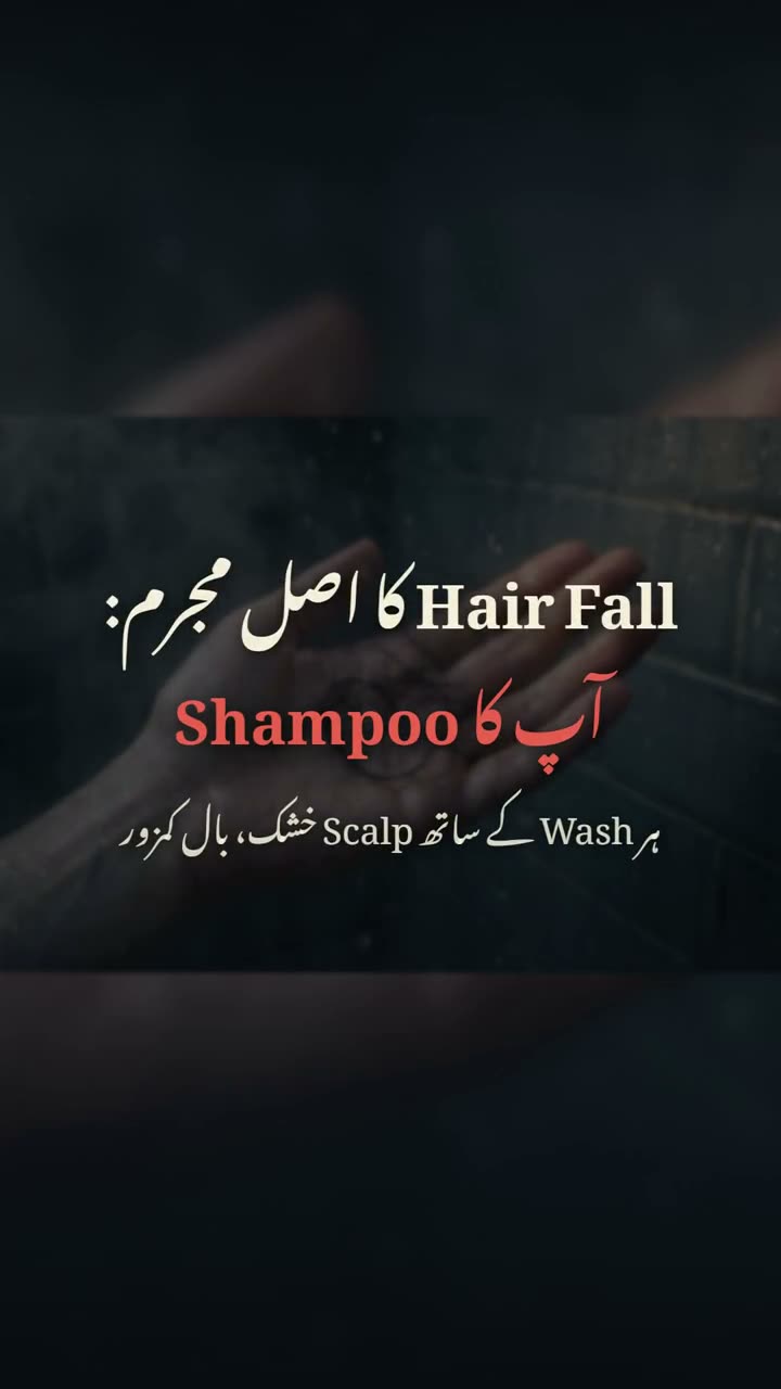 Hair Fall Ka Asli Mujrim: Your Own Sulphate Shampoo